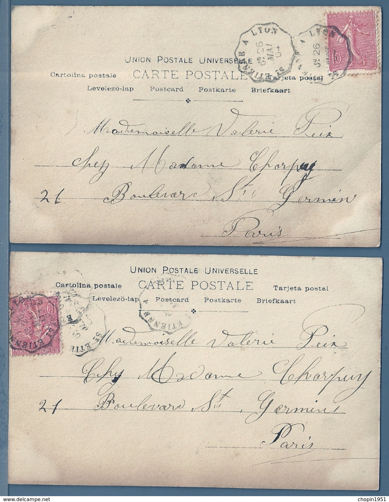 CPA - JEUNES FEMMES  - LE GALANT CHASSEUR - 3 CARTES - Femmes