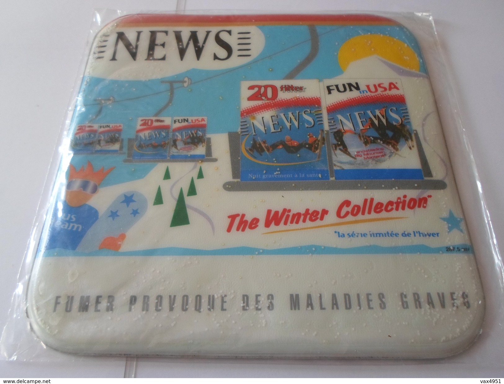 TAPIS SOURIS PUB TABAC   NEWS  THE WINTER COLLECTION   *****   RARE   A   SAISIR ***** - Werbeartikel