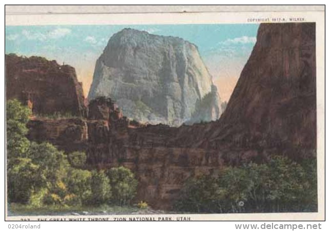 Etats Unis - Utah - Zion National Park - The Great Write Throne : Achat Immédiat - Zion