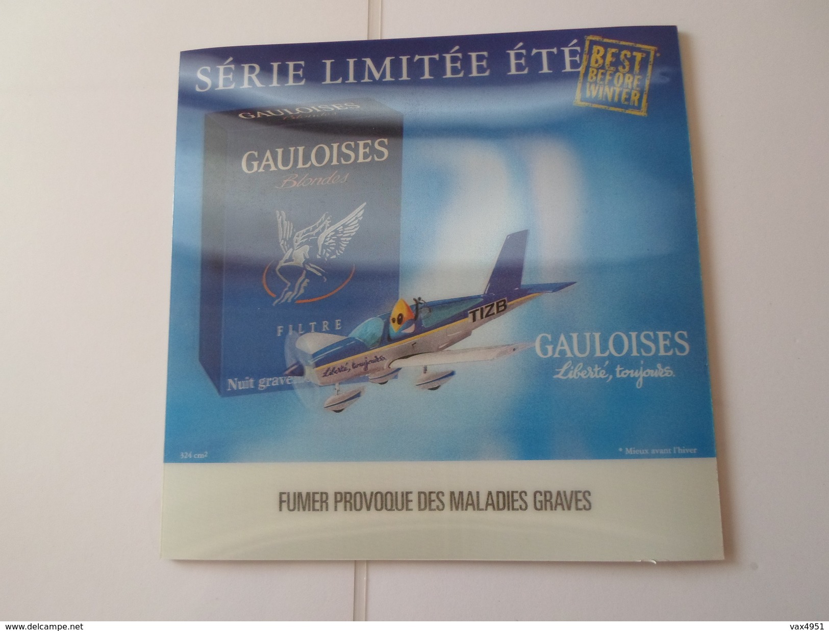 TAPIS SOURIS PUB TABAC   GAULOISES SERIE IMITE ETE   *****   RARE   A   SAISIR ***** - Objetos Publicitarios