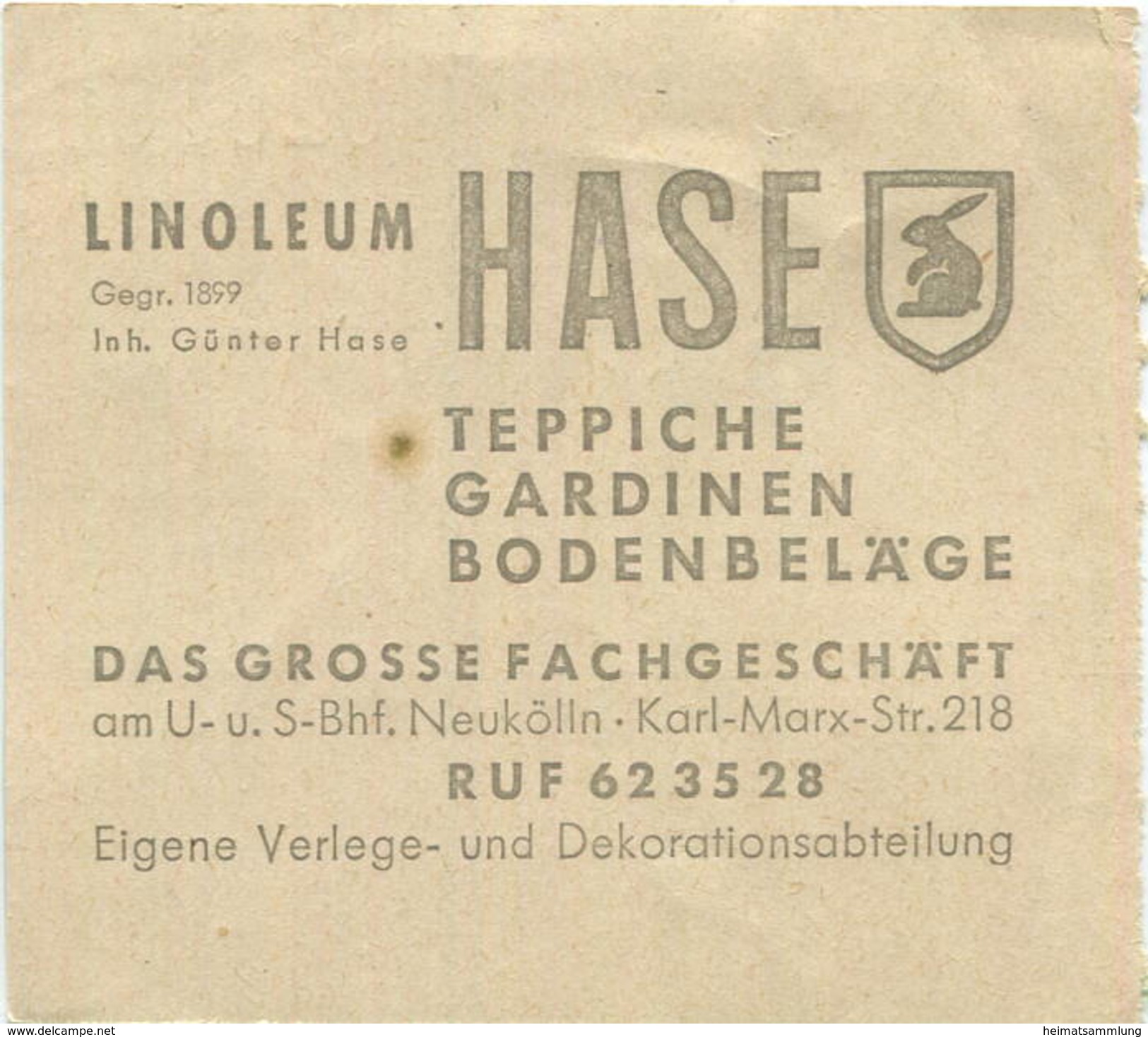 Deutschland - Berlin - BVG Sammelkarte U-Bahn / Strassenbahn 5 Fahrten Ohne Umsteigeberechtigung 1964 - Rückseitig Werbu - Europa