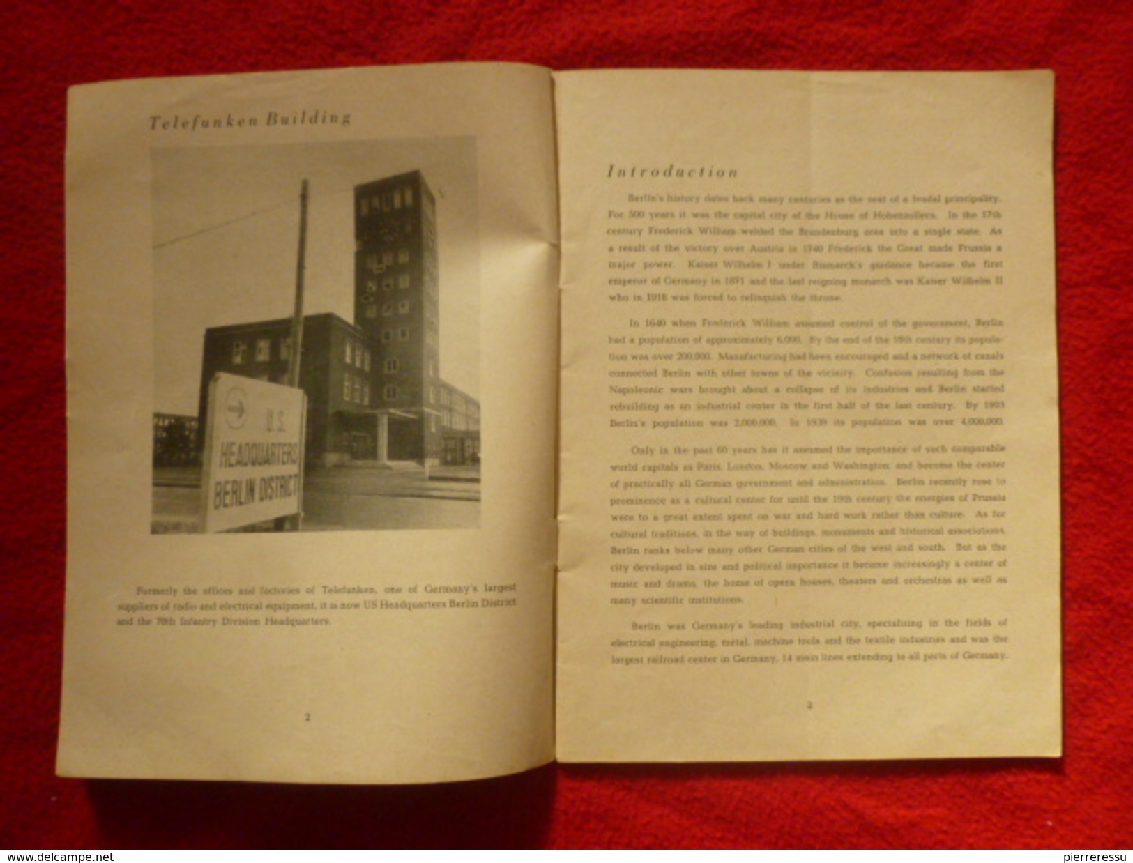 BERLIN QUARTIERS APRES GUERRE WW2 Architecture - Guerre 1939-45