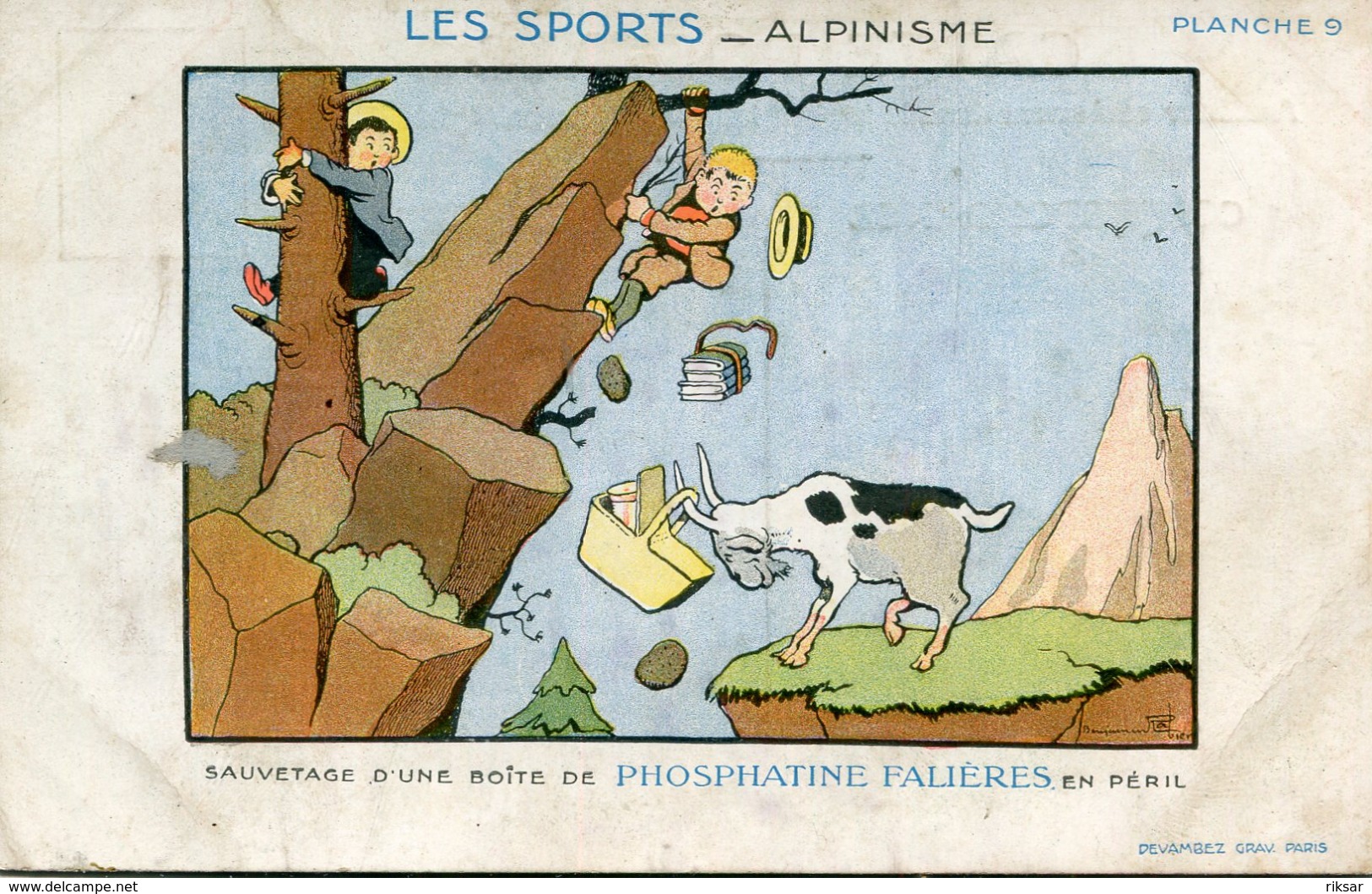 ESCALADE(PUBLICITE PHOSPHATINE FALIERES) CHEVRE - Climbing