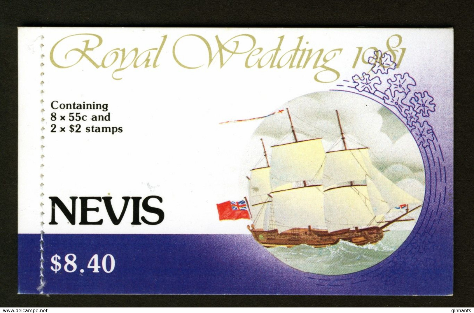 NEVIS - 1981 ROYAL WEDDING BOOKLET SG SB2 FINE MNH ** - St.Kitts E Nevis ( 1983-...)