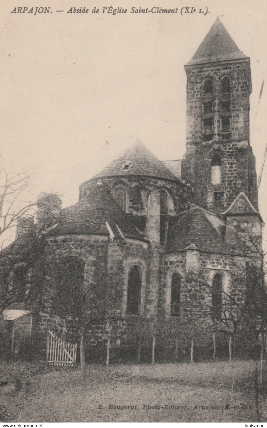 17 / 4 / 443  -    ARPAJON  ( 91 )  - ABSIDE  DE  L'ÉGLISE  SAINT  CLÉMENT - Arpajon