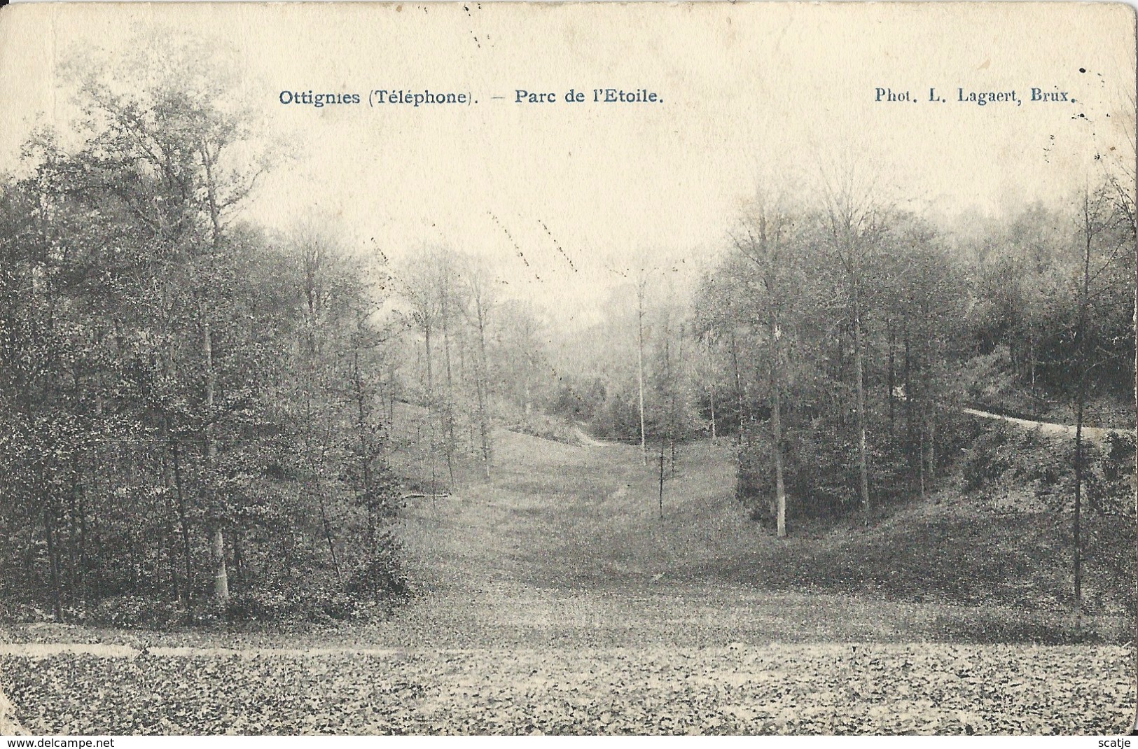 Ottignies.  -  (Téléphone).   Parc De L'Etoile.  1907  Naar  Mettet - Ottignies-Louvain-la-Neuve