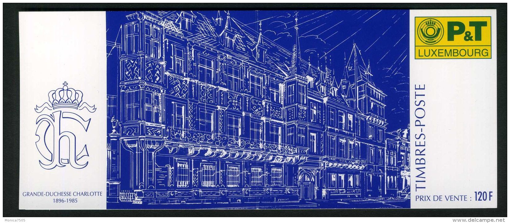 LUXEMBOURG ( POSTE ) : Y&amp;T N°  1338   EN  CARNET  NEUF  SANS  TRACE  DE  CHARNIERE , A  VOIR . - Booklets