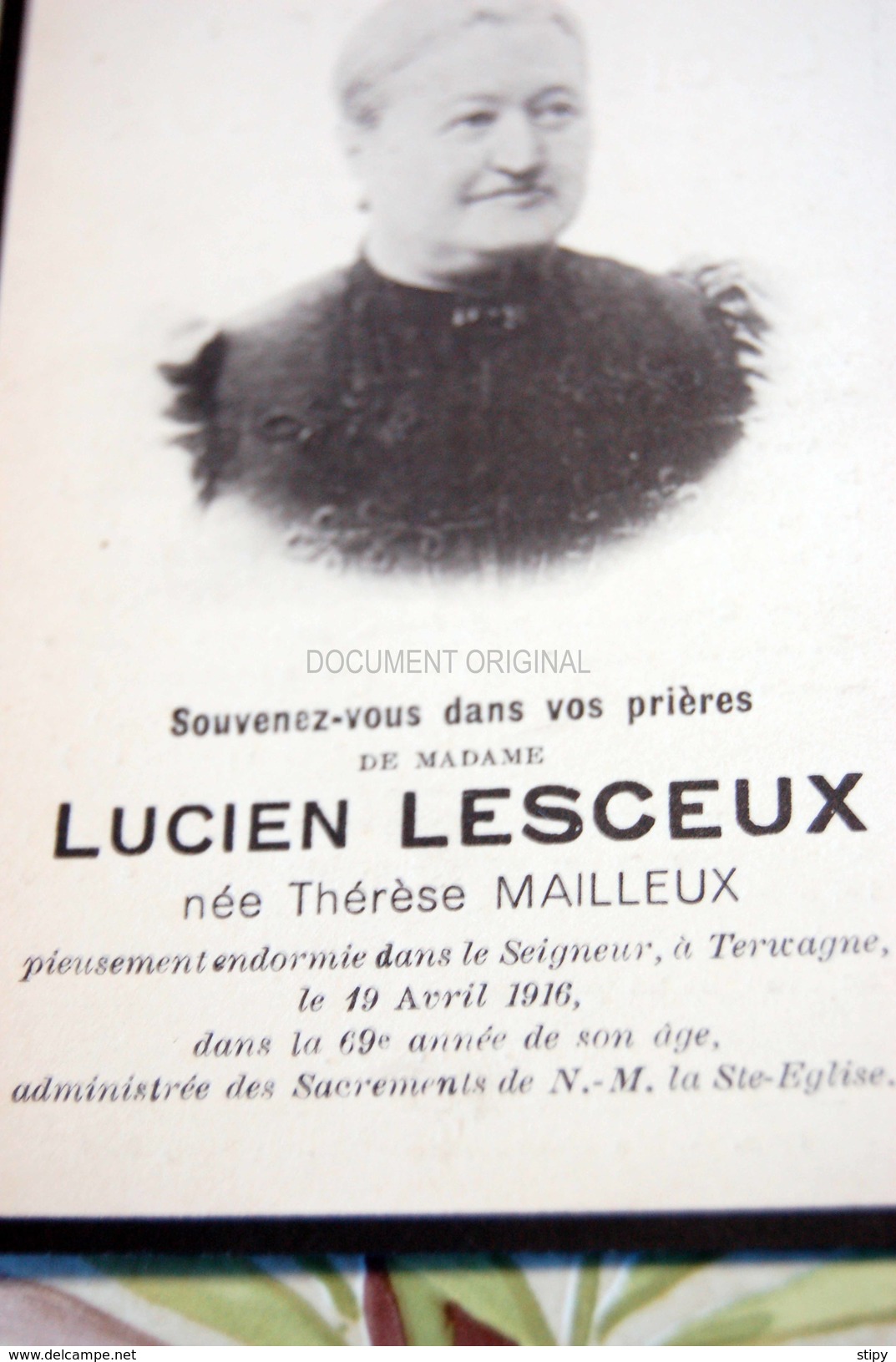 Lucien Lesceux Thérèse Mailleux + Terwagne 1926 - Clavier