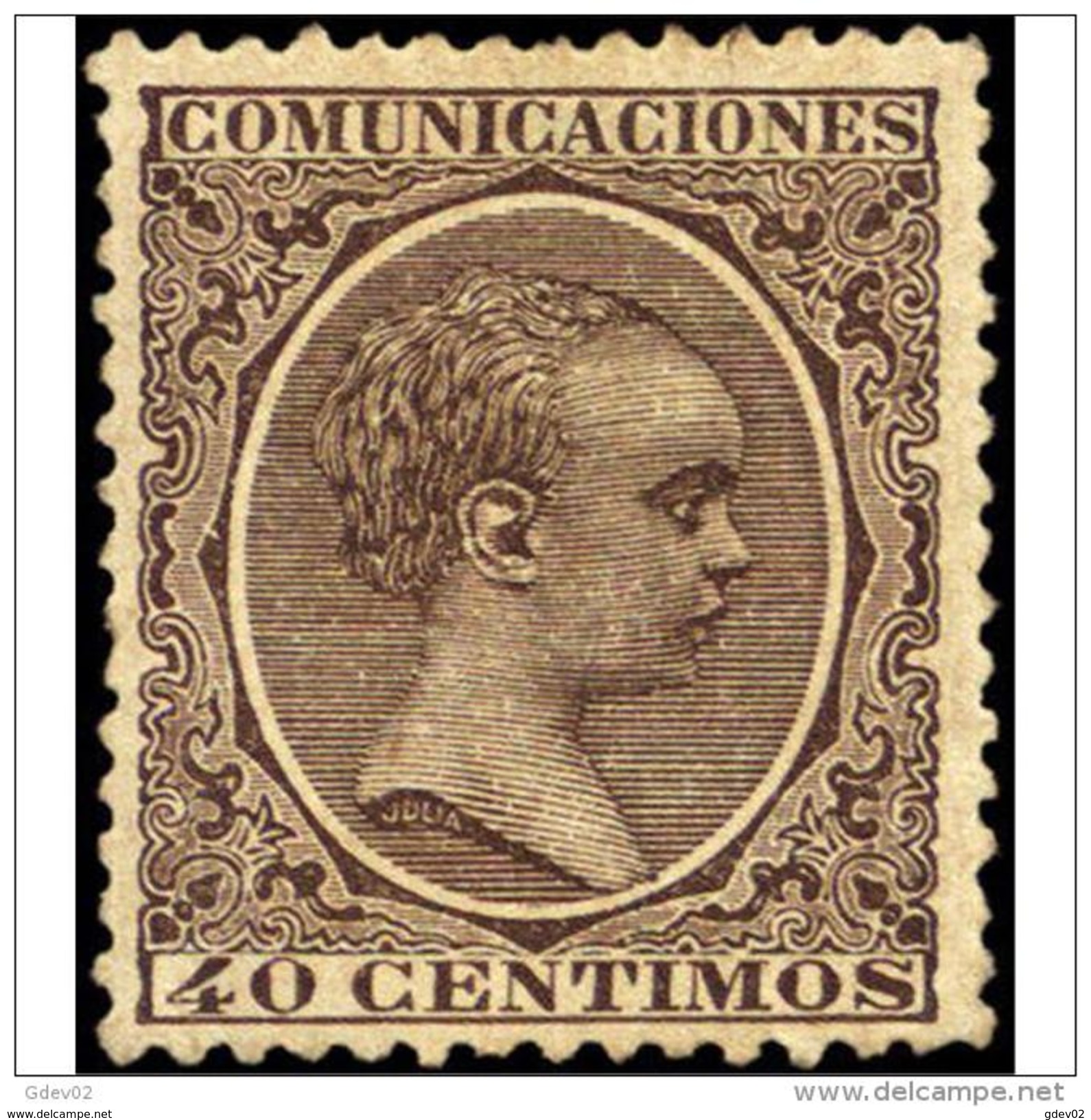 ES223SASF-LPC-TESPTAN.España.Spain .Espagne.ALFONSO Xlll Niño. .1889/99.(Ed 223*) . - Unused Stamps