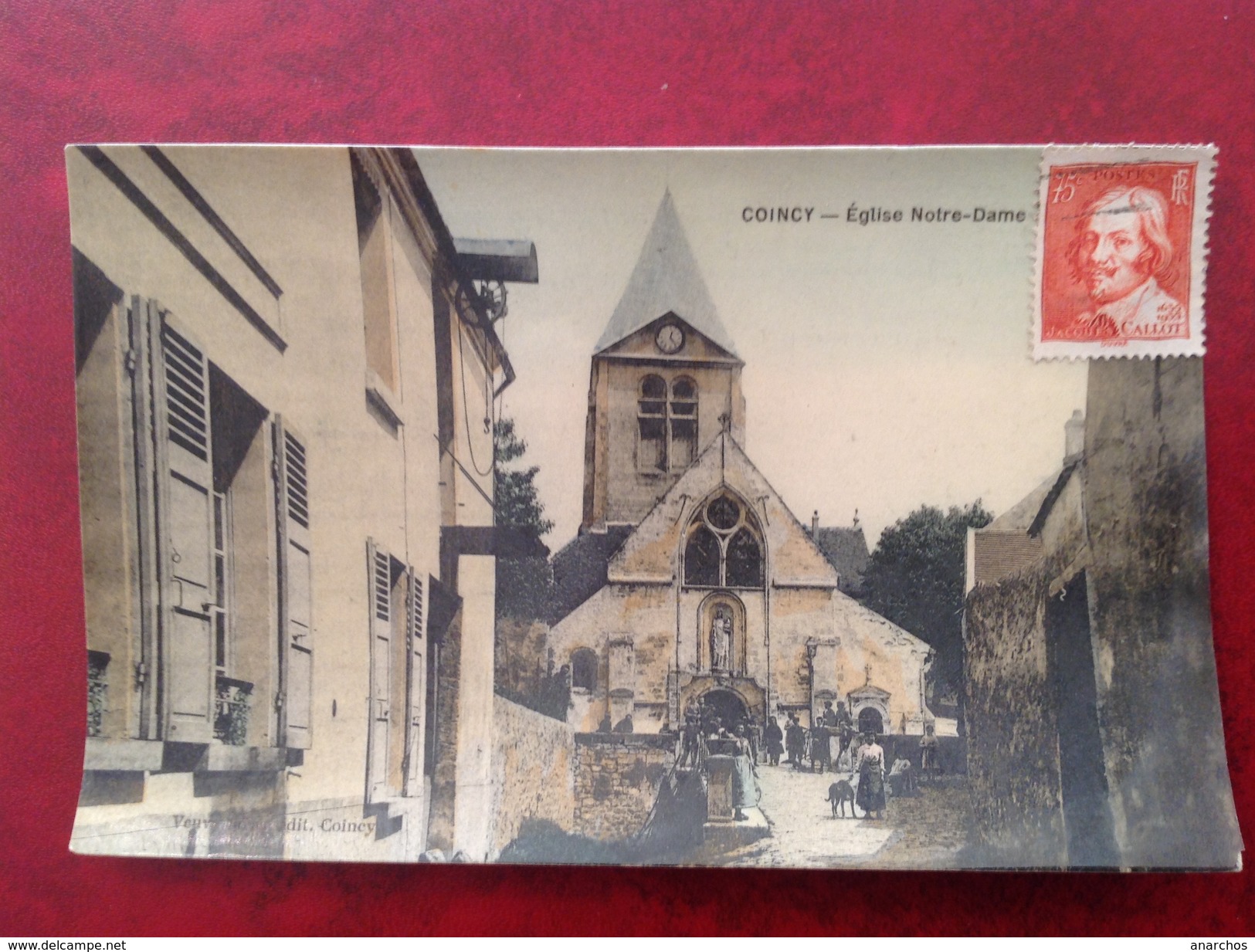 02 COINCY Eglise Notre Dame (RARE) - Autres & Non Classés
