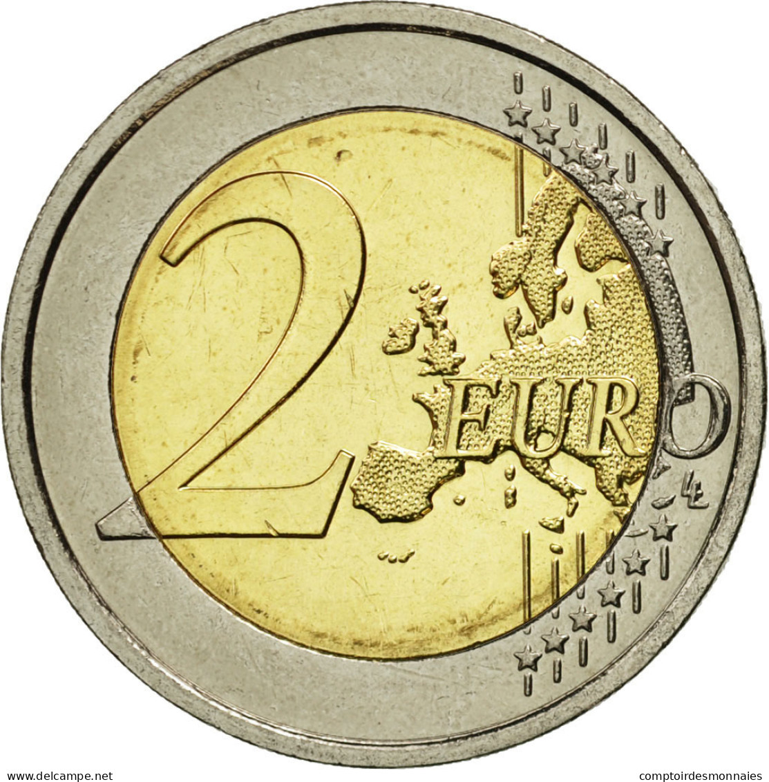 Ireland, 2 Euro, Flag, 2015, SPL, Bi-Metallic - Ierland