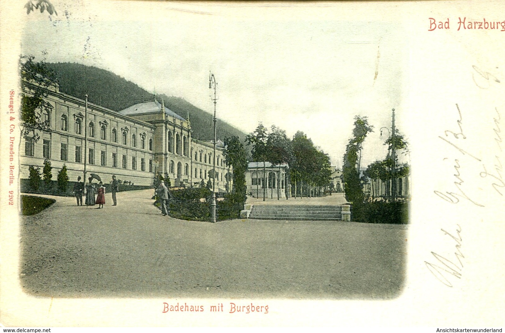 Bad Harzburg - Badehaus Mit Burgberg 1902 (000011) - Bad Harzburg