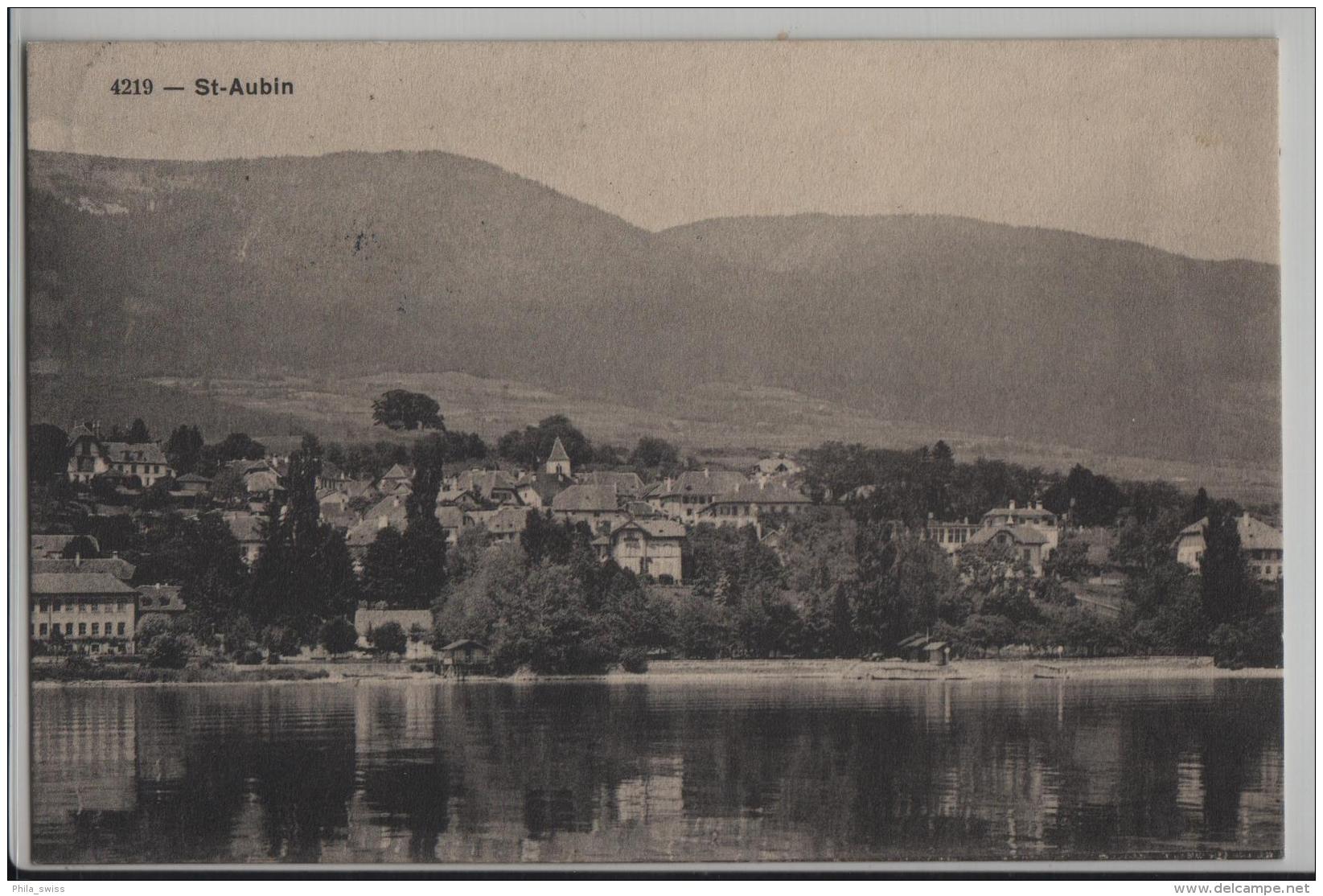 St. Aubin - Vue Generale - Phototypie No. 4219 - Saint-Aubin/Sauges