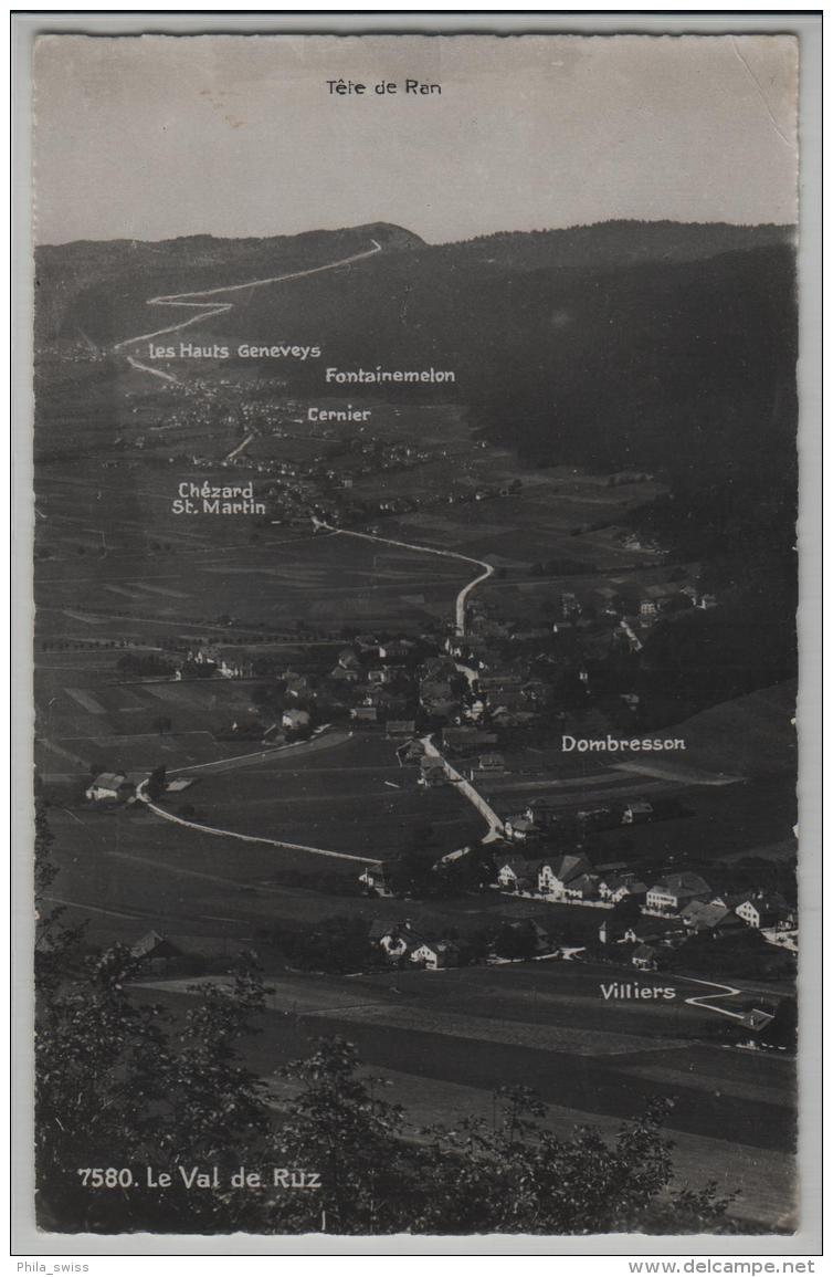 Le Val De Ruz - Villiers, Dombresson, Chezard St. Martin, Cernier, Fontainemelon, Les Hauts Geneveys - Cernier