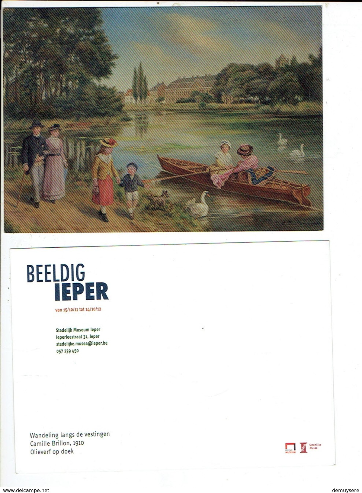 40034  Ieper - Wandeling Langs De Vestingen - Camille Brillon 1910 - Ieper