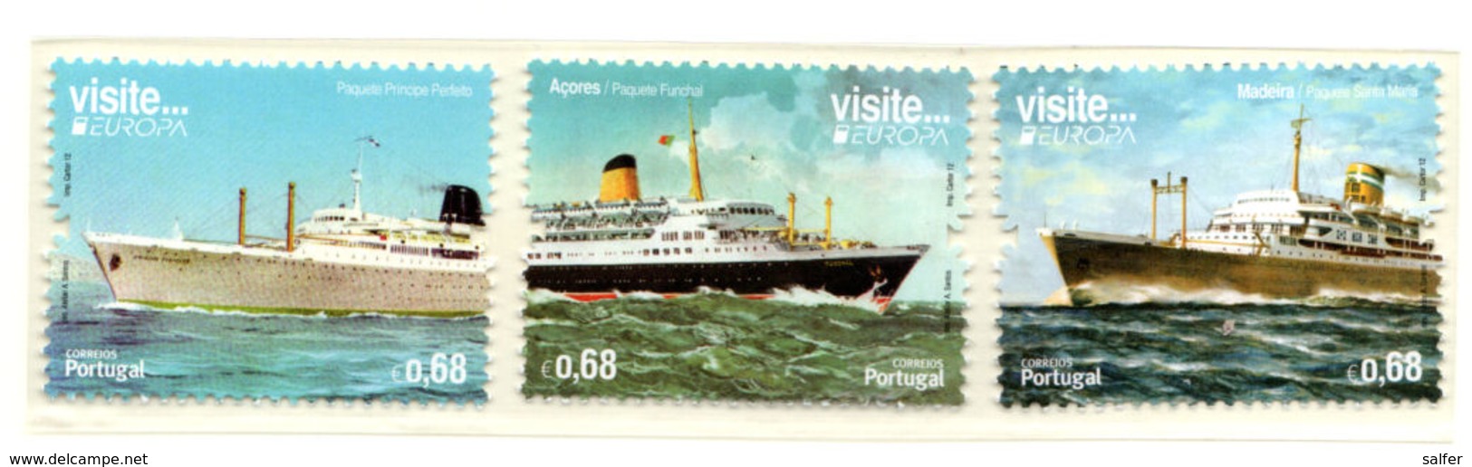 EUROPA CEPT -  2012  PORTOGALLO AZZORRE MADEIRA    MNH - 2012