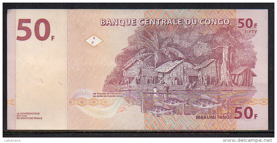 527-Congo 2 Billets De 50 Francs 2007 Et 500 Francs 2010     Neufs - République Démocratique Du Congo & Zaïre