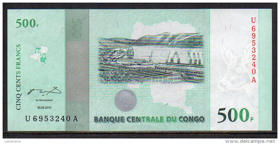 527-Congo 2 Billets De 50 Francs 2007 Et 500 Francs 2010     Neufs - Demokratische Republik Kongo & Zaire