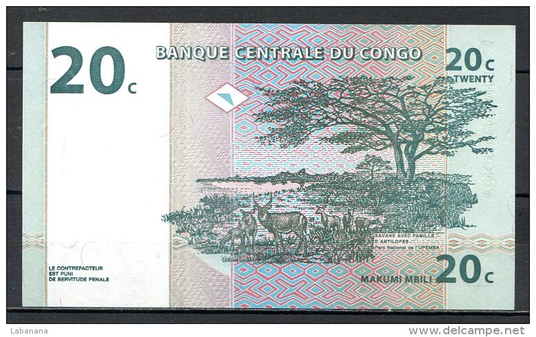 438-Congo Lot De 5 Billets Neufs - République Démocratique Du Congo & Zaïre