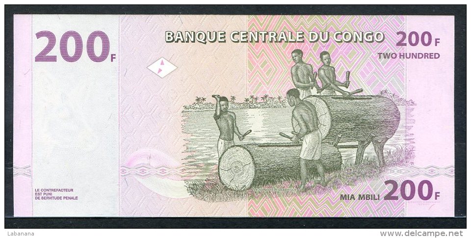 438-Congo lot de 5 billets neufs