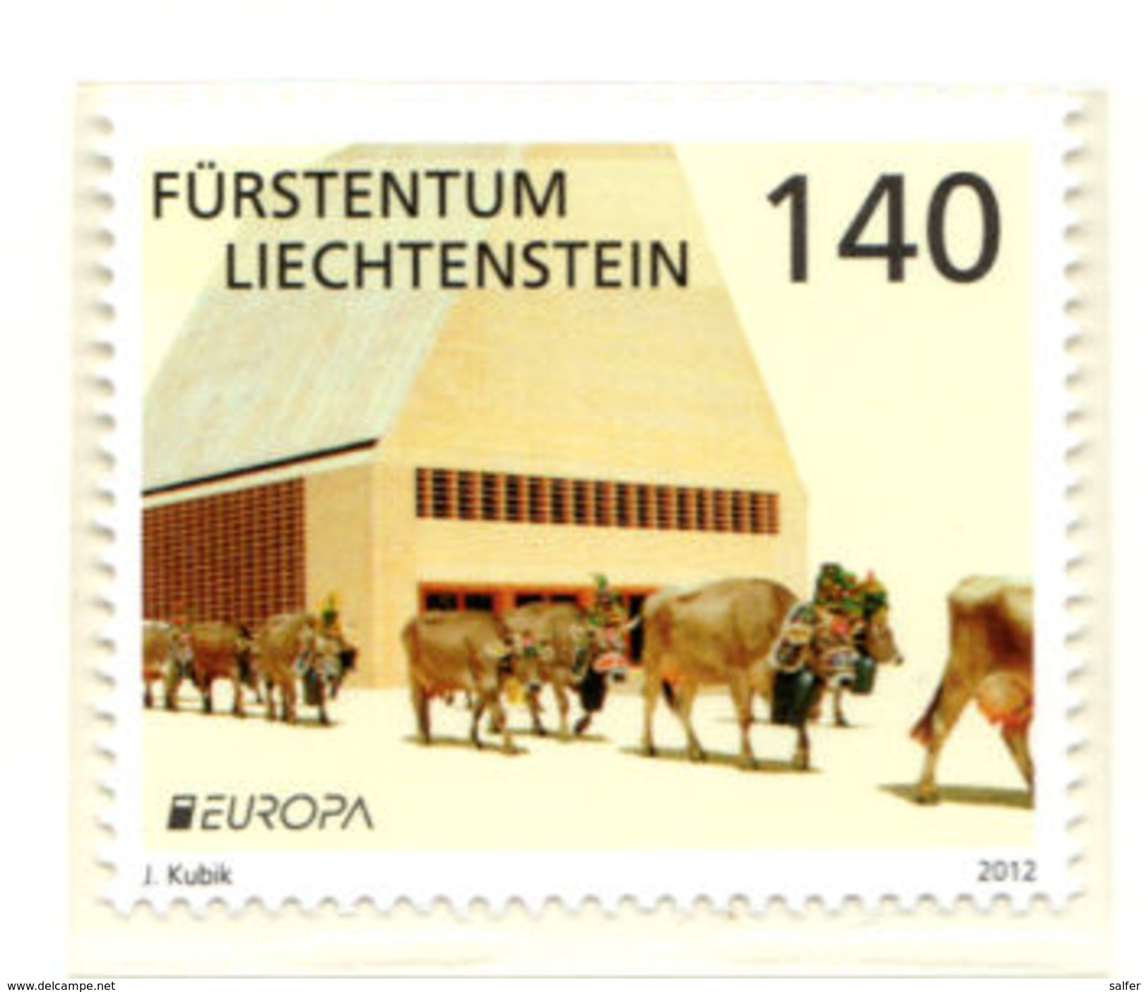 EUROPA CEPT -  2012  LIECHTENSTEIN  MNH - 2012