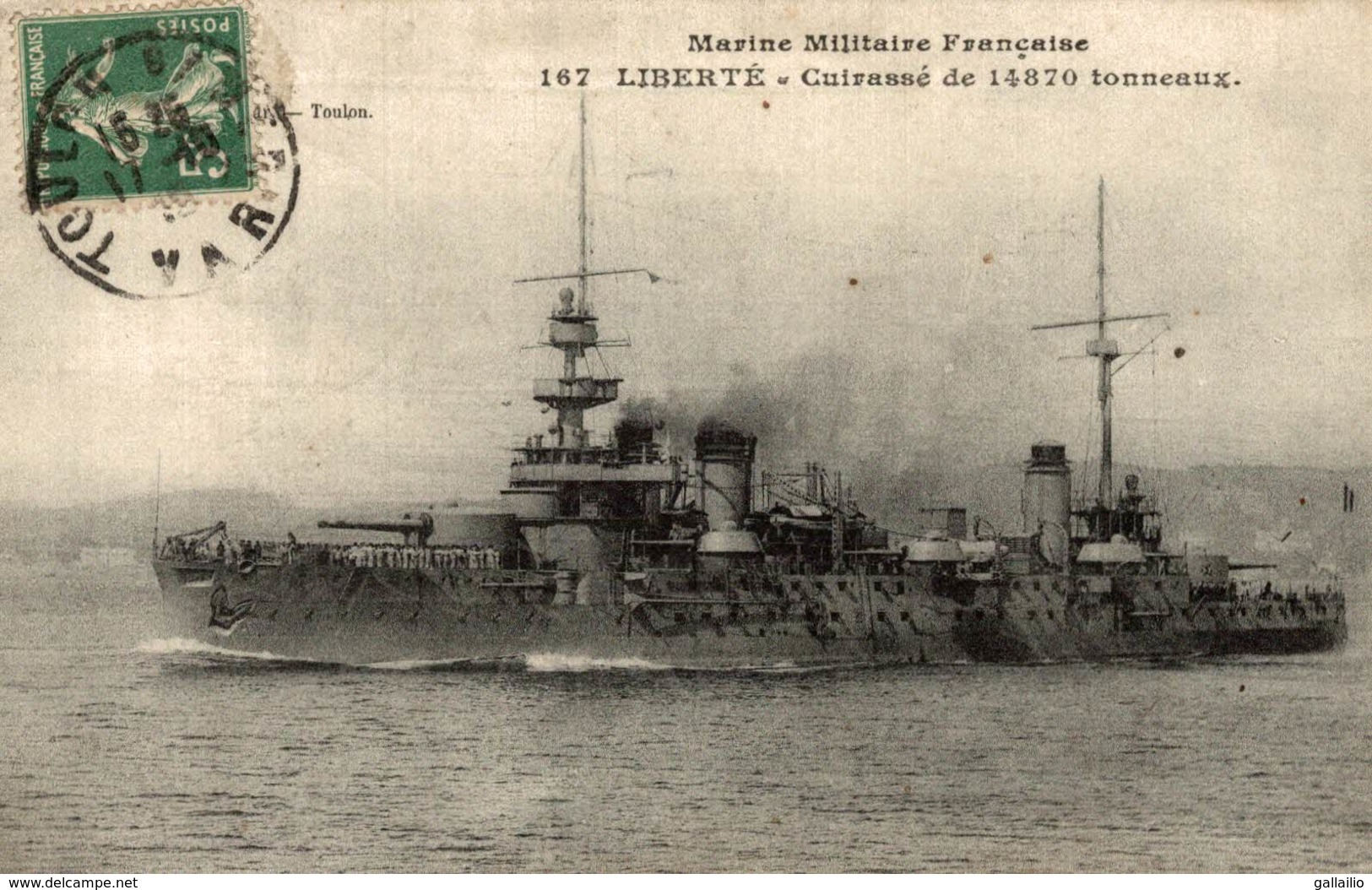 LIBERTE CUIRASSE MARINE MILITAIRE - Warships