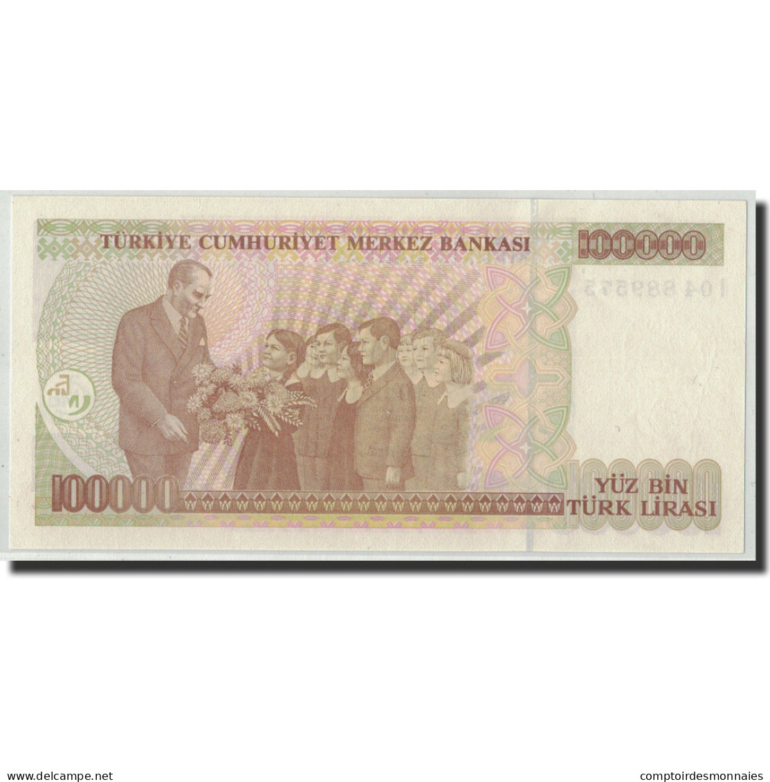 Billet, Turquie, 100,000 Lira, 1970, 1970-01-14, KM:206, NEUF - Turchia