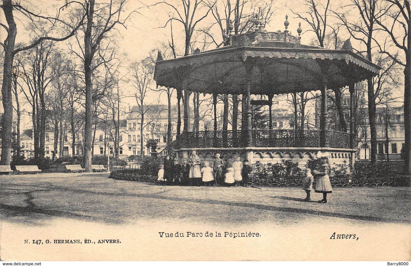 Antwerpen Anvers    Vue Du Parc De La  Pépinière  Parc Park Kiosk Kiosque     X 1273 - Antwerpen