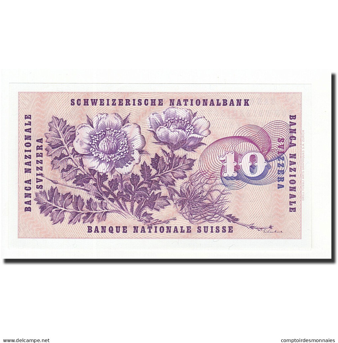 Billet, Suisse, 10 Franken, 1955-77, 1974-02-07, KM:45t, NEUF - Suiza
