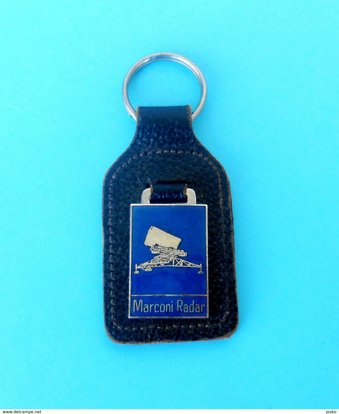 MARCONI RADAR ( Radio Detection And Ranging ) - Vintage Enamel Keychain *  Key-ring Porte-clés Schlüsselring Key-chain - Other & Unclassified