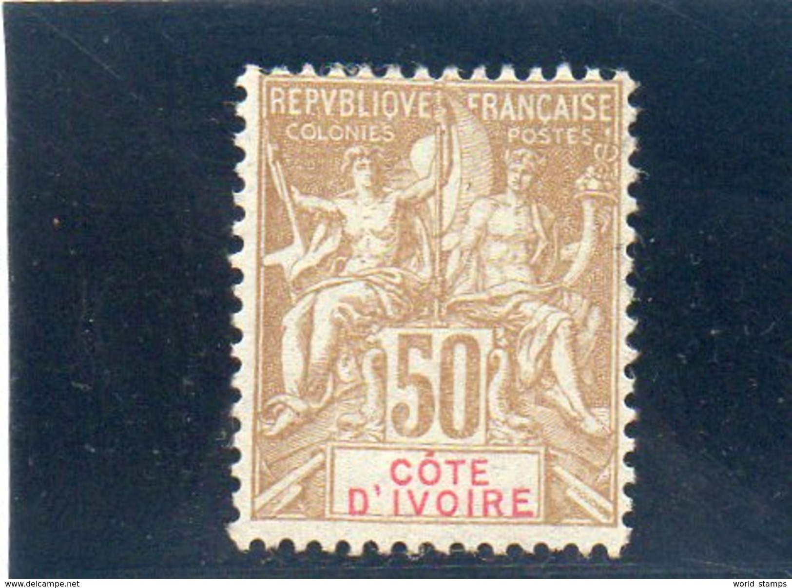 COTE D'IVOIRE 1900 SANS GOMME - Neufs