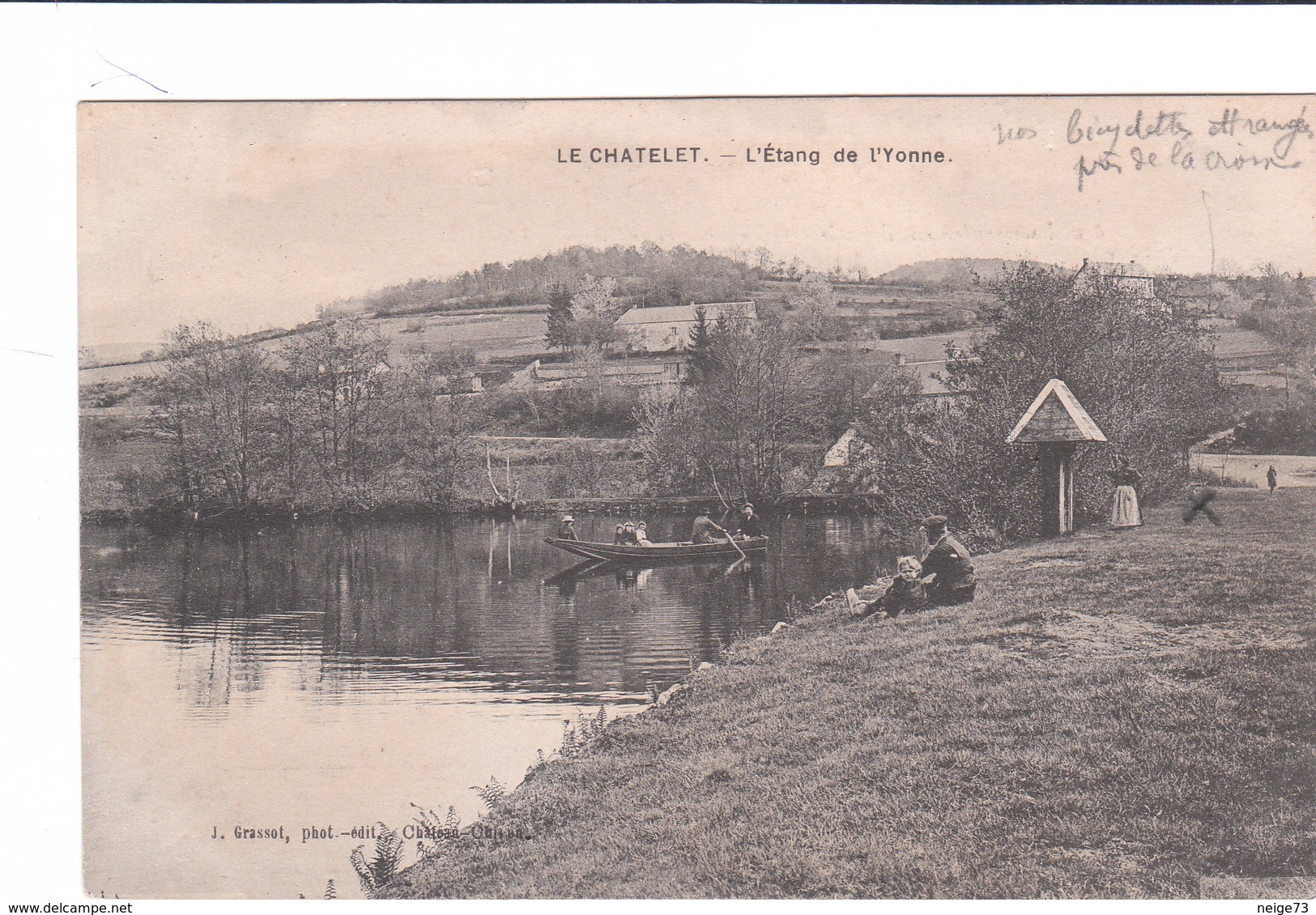 Carte Postale Ancienne De La Nièvre - Le Chatelet - L'Etang De L'Yonne - Sonstige & Ohne Zuordnung