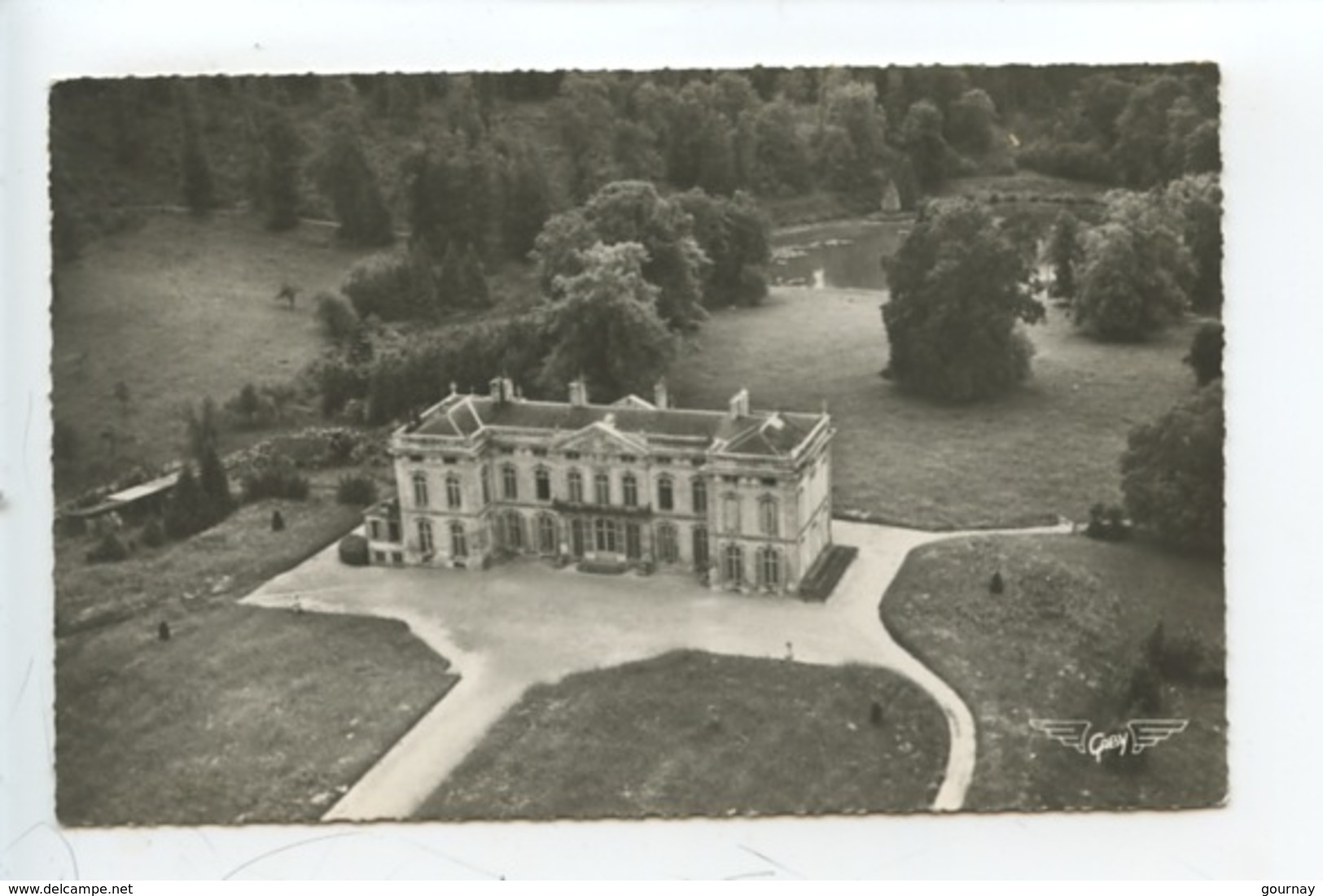 Le Bourg Saint Léonard (orne) Chateau Du Bourg - Maison De Repos (vue Aérienne Plan D'eau) N°4 Artaud Cp Vierge - Autres & Non Classés