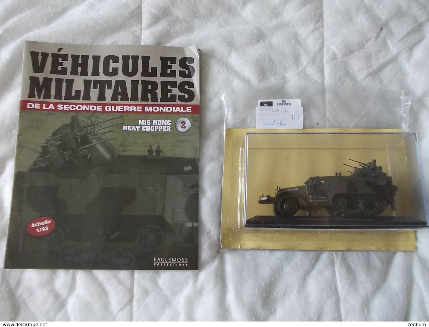 Véhicules Militaires M16 MGMC MEAT CHOPPER Eaglemoss Collections 1/43 - Panzer
