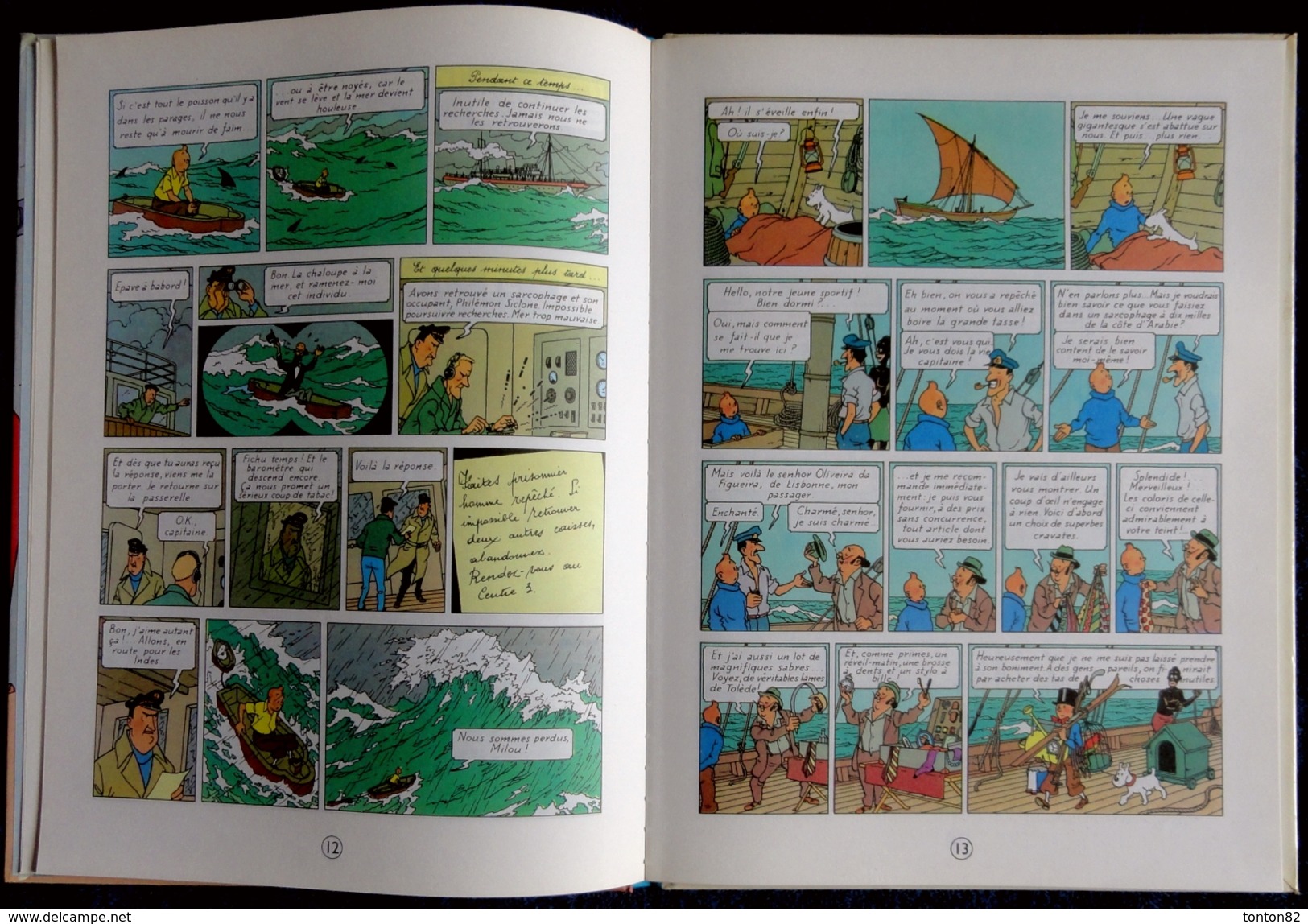 Hergé - TINTIN - Les Cigares Du Pharaon - ( 1966 ) . - Tintin
