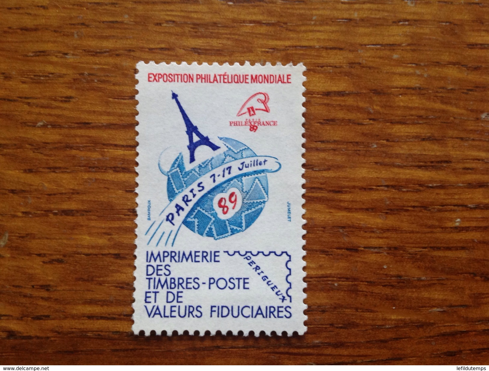 Vignette Expo Internationale De Paris 1989 Neuve Sans Charnière - Briefmarkenmessen
