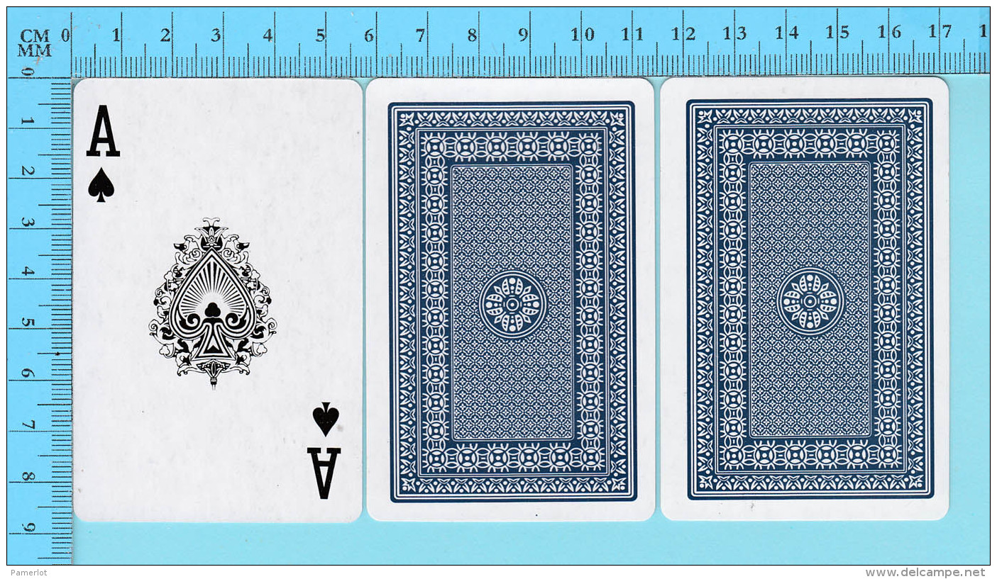 Cartes à Jouer - 2 Joker + As De Pique - Arriere Clasique - 2 Scans - Cartes à Jouer Classiques