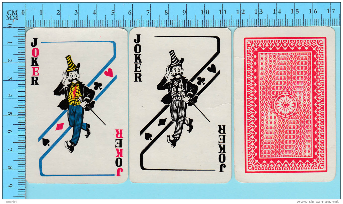 Cartes à Jouer - 2 Joker  - Arriere Clasique - 2 Scans - Cartes à Jouer Classiques