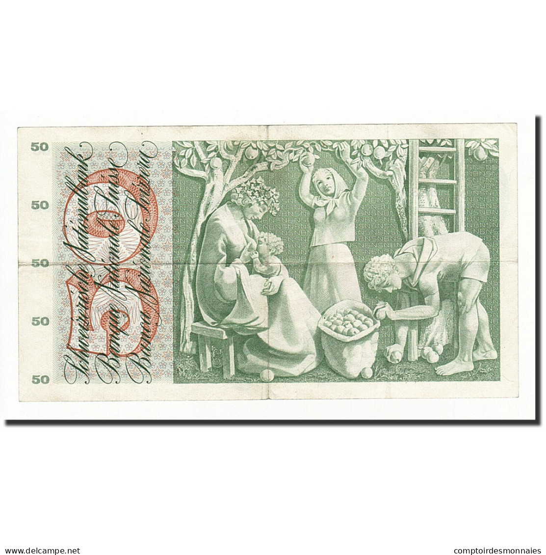 Billet, Suisse, 50 Franken, 1967, 1967-06-30, KM:48g, TTB+ - Suiza