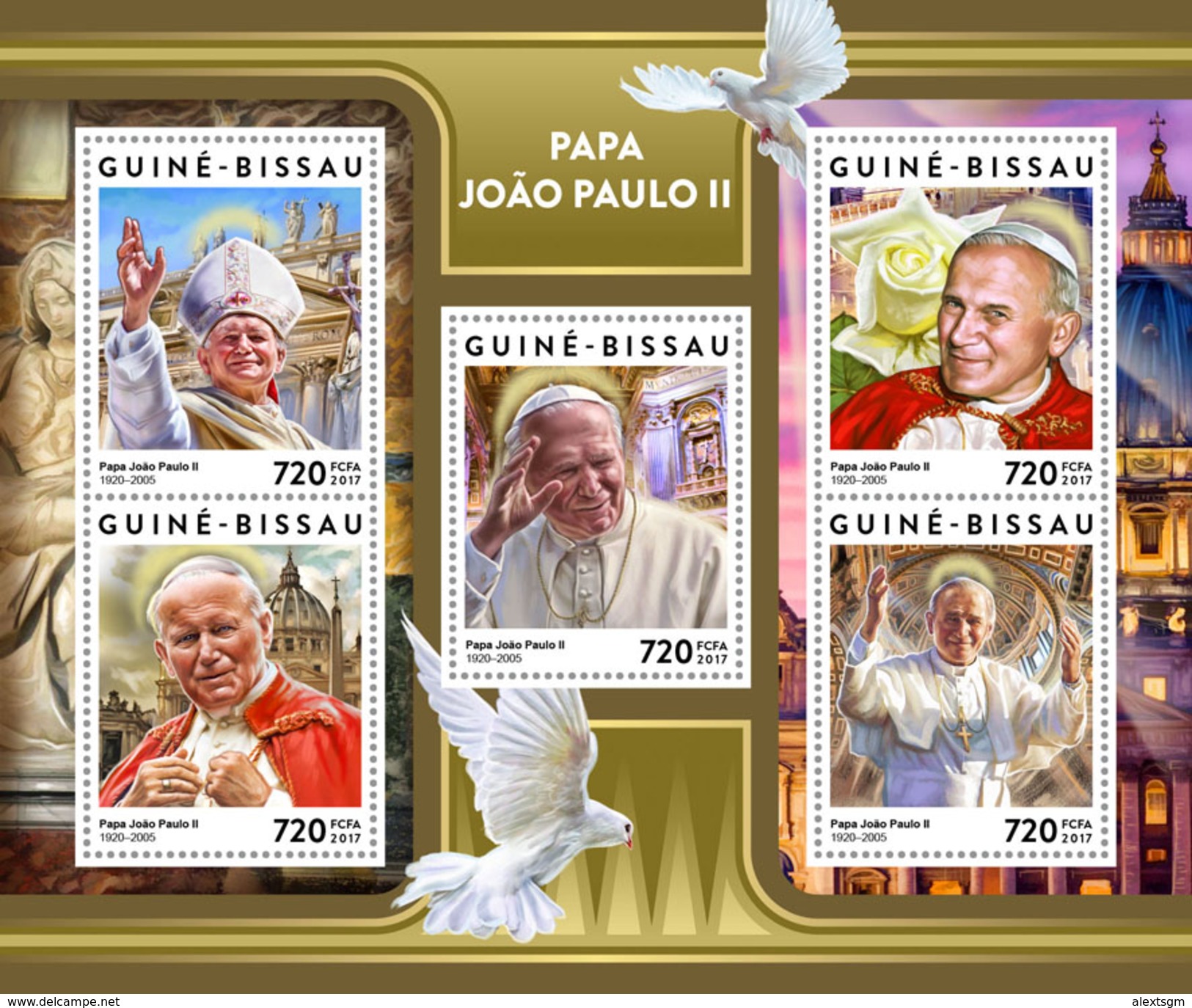 GUINEA BISSAU 2017 - Pope John Paul II. Official Issue - Popes