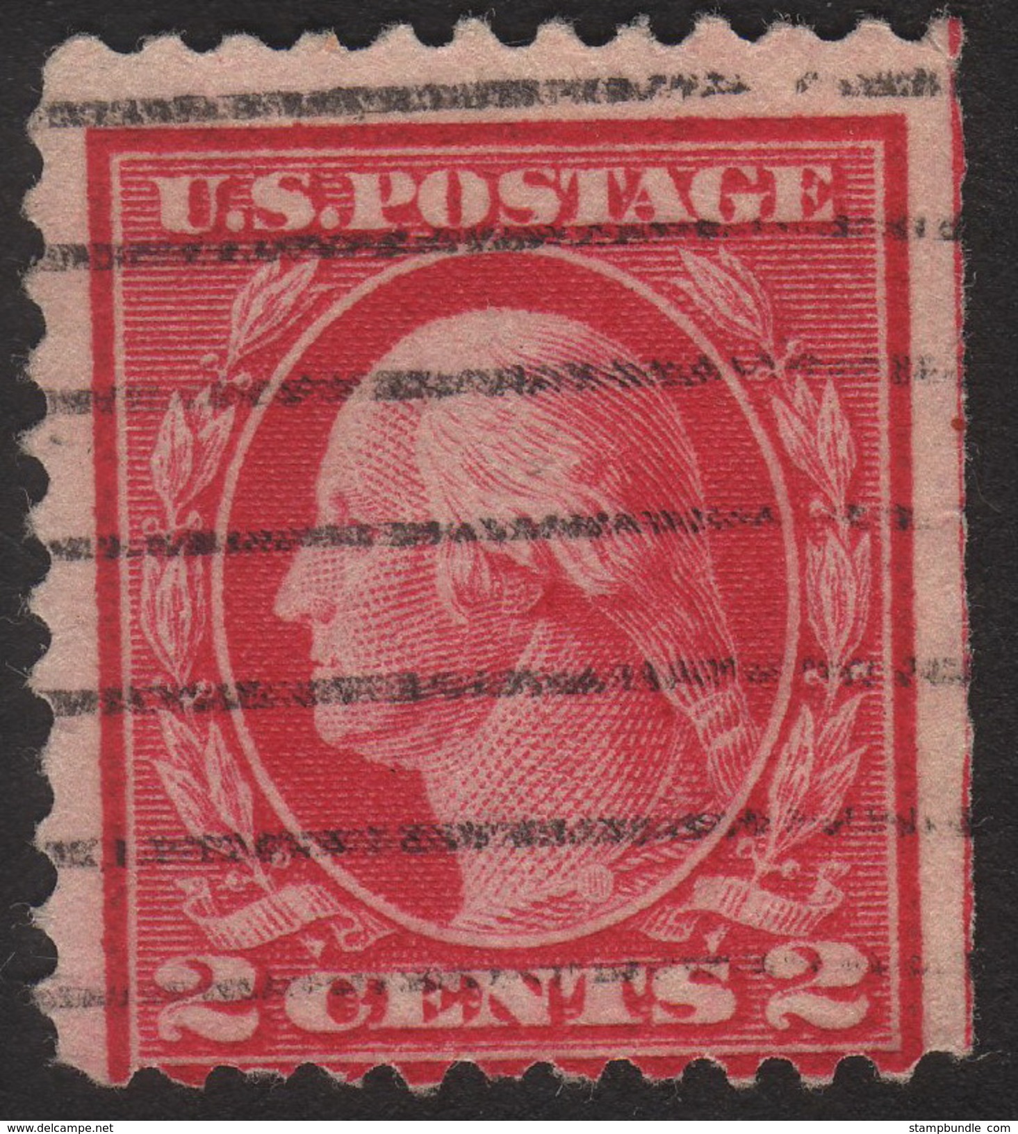 1917 US, 2c Stamp, Used, George Washington, Sc 499 - Gebruikt