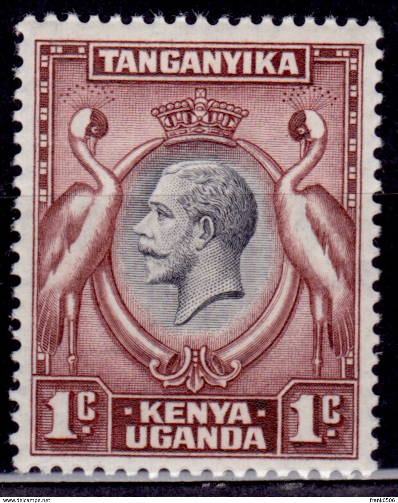 Kenya, Uganda & Tanganyika 1935, KGV - Kavirondo Cranes, 1c, MNH - Kenya, Uganda & Tanganyika