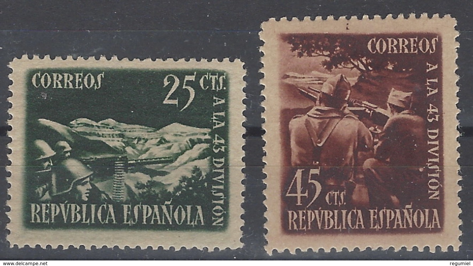 España 0787/788 ** 43 Division. 1938 - Nuevos