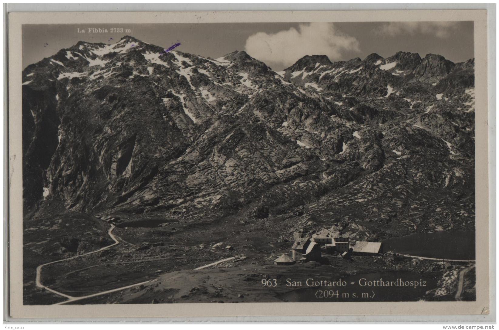 San Gottardo - Gotthardhospiz (2094 M) Photo: A. Borelli - Altri & Non Classificati