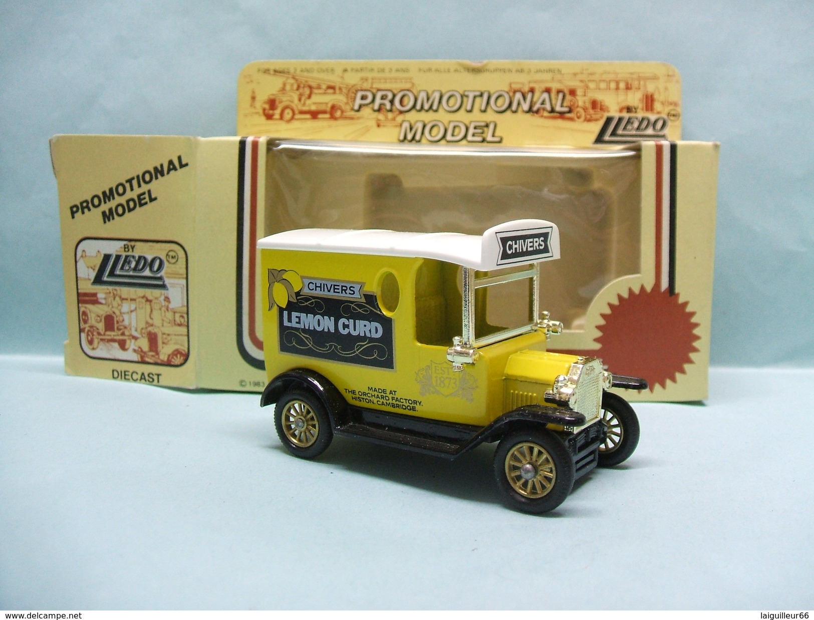 Lledo Promotional Model - FORD MODEL T Van Fourgon 1920 Chivers Lemon Curd BO - Commercial Vehicles