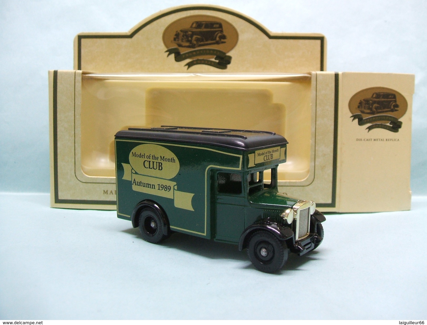 Lledo Promotional Model - DENNIS PARCELS 1934 Van Fourgon MODEL CLUB 1989 BO - Vrachtwagens