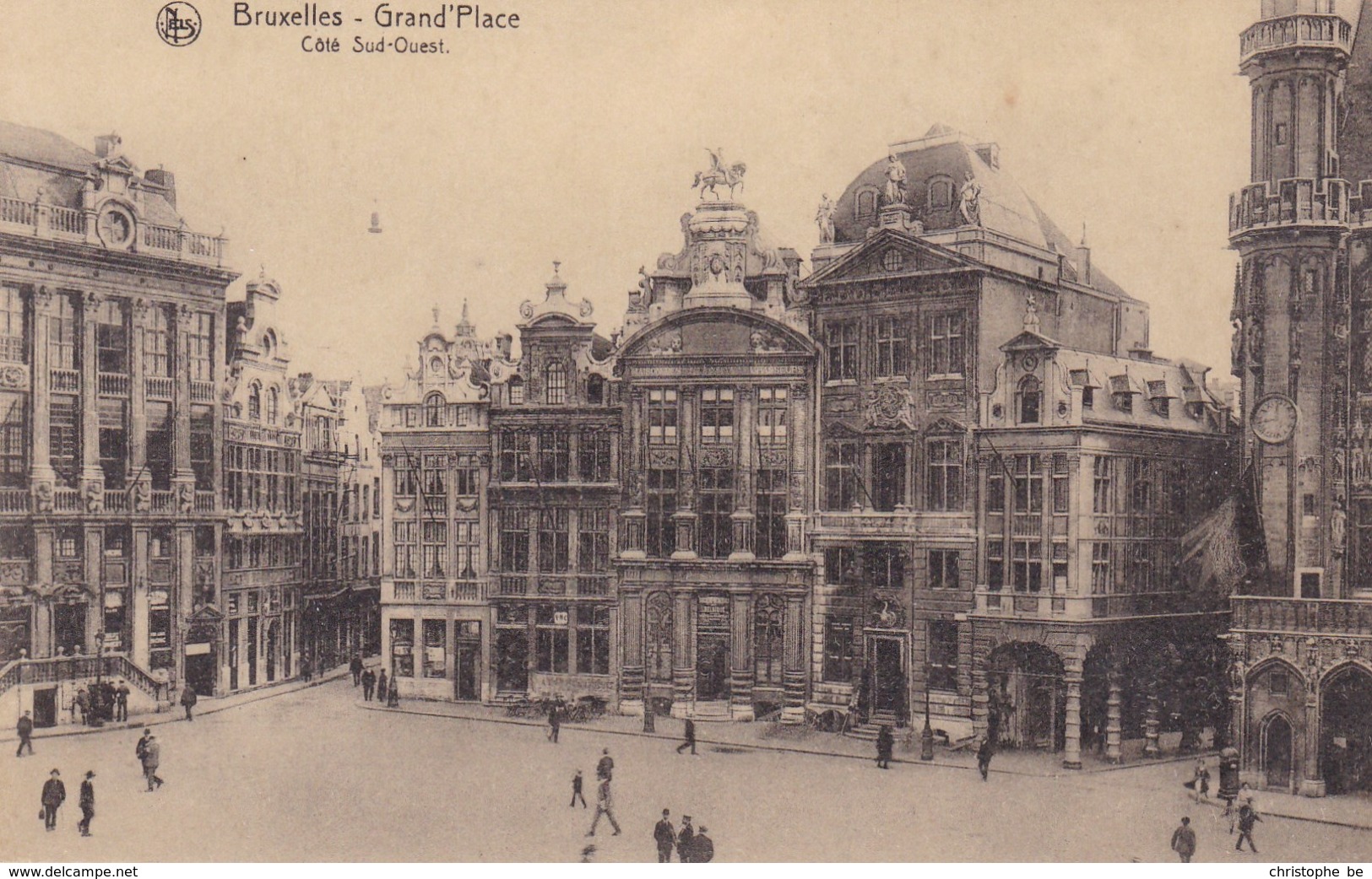 Brussel, Bruxelles, Grand Place  (pk34645) - Marktpleinen, Pleinen