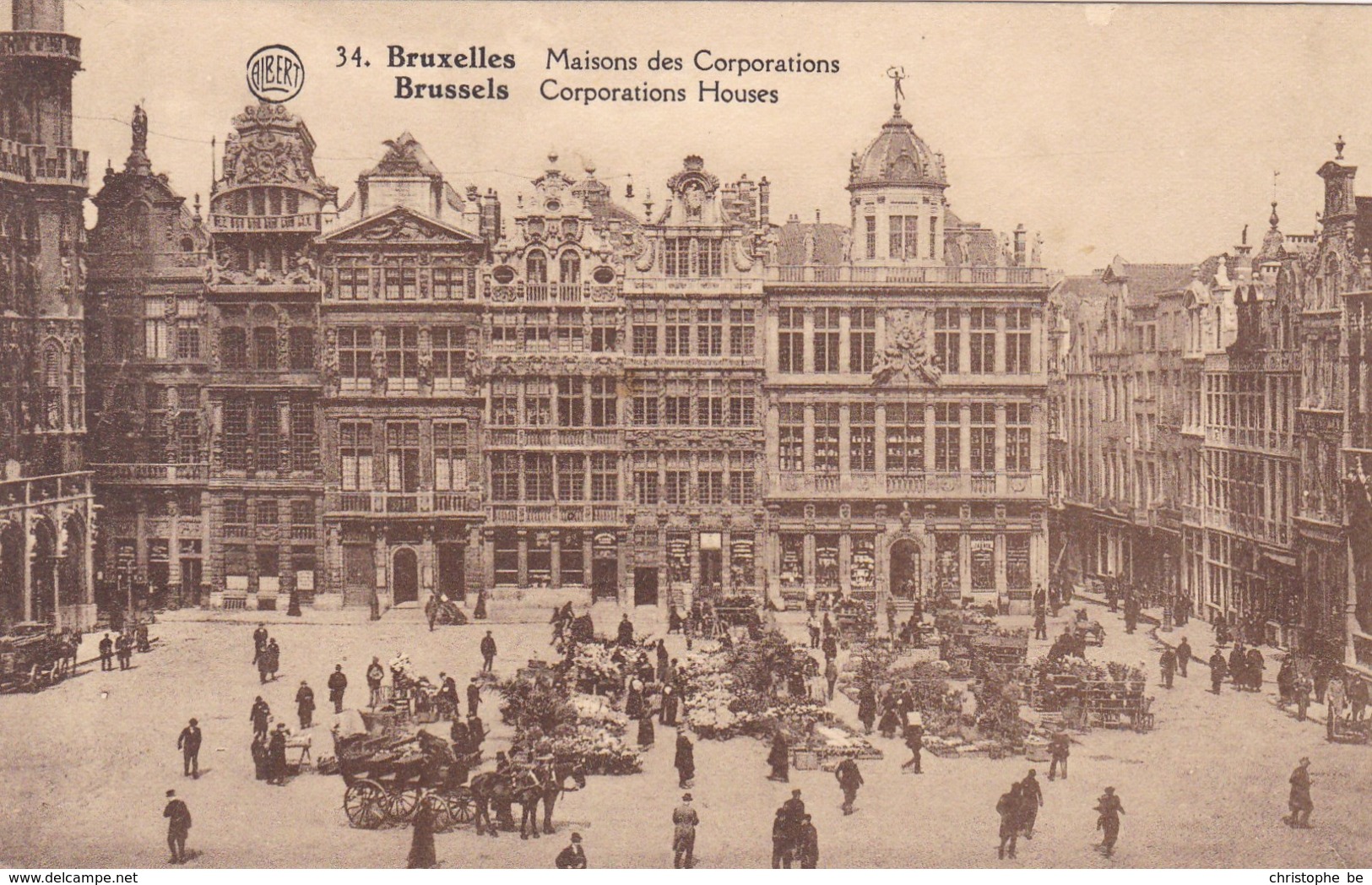 Brussel, Bruxelles, Maison Des Corporations  (pk34647) - Monumenten, Gebouwen