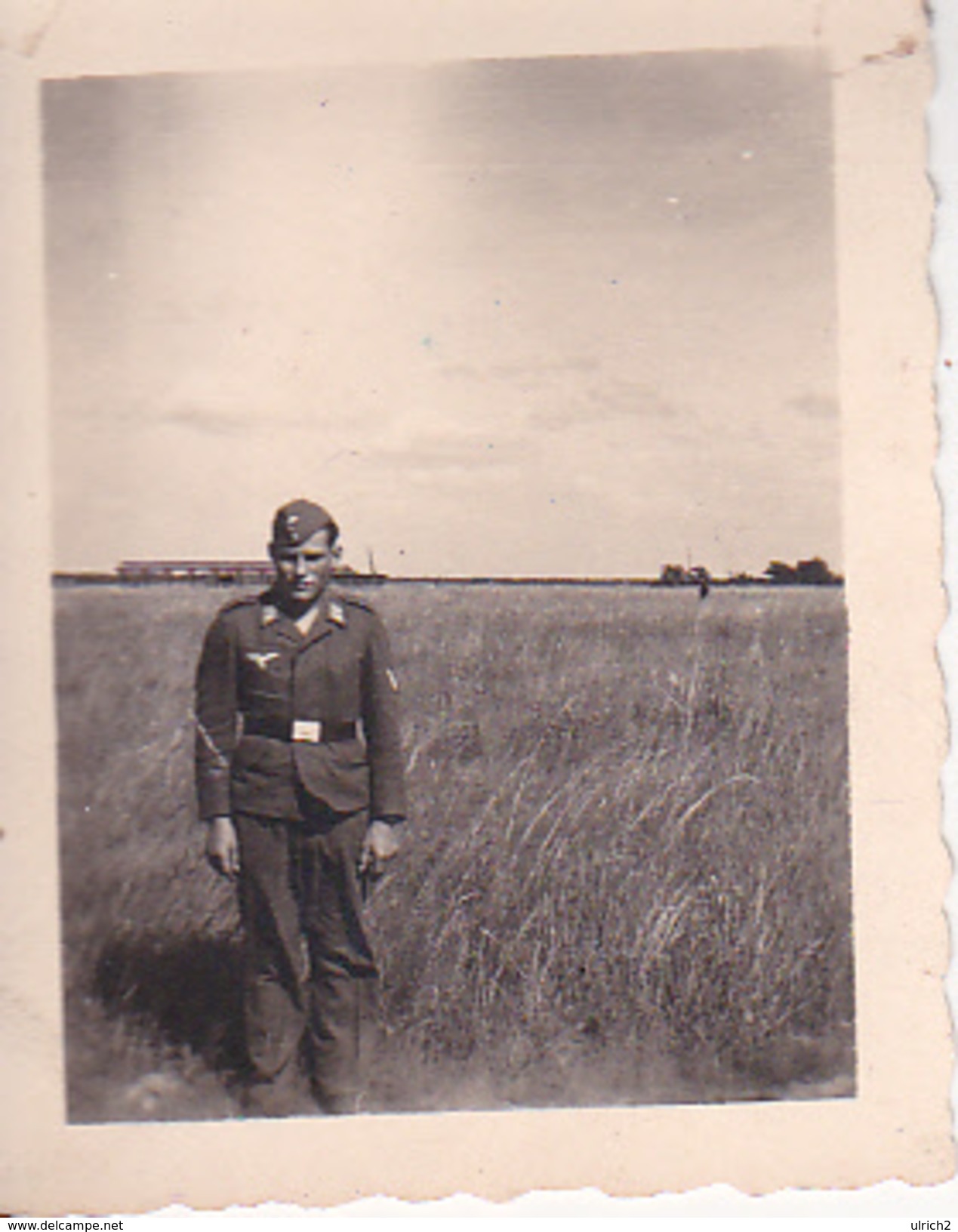 Foto Deutscher Soldat - 2. WK - 5*4cm (28417) - War, Military