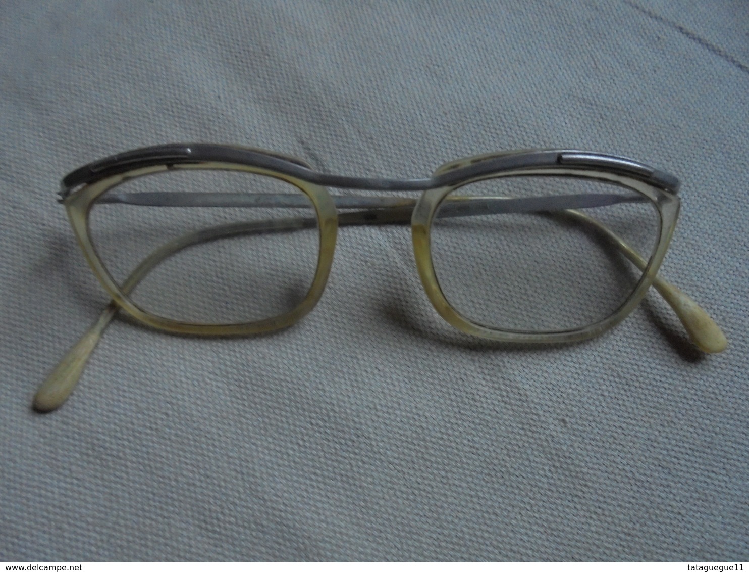 Ancien - Paire De Lunettes De Vue Femme Années 40/50 - Occhiali